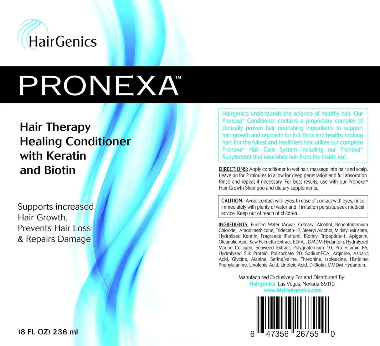 PRONEXA - Hairgenics Pronexa Hair Loss Therapy Conditioner 236Ml. - The Red Vitamin MX - Acondicionador Para Cabello - {{ shop.shopifyCountryName }}