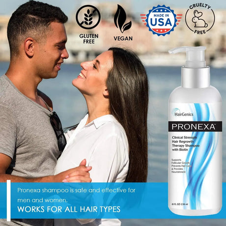 PRONEXA - Pronexa Hairgenics Pronexa Clinical Strength Hair Growth & Regrowth Therapy Hair Loss Shampoo 236Ml. - The Red Vitamin MX - Shampoo Para Cabello - {{ shop.shopifyCountryName }}