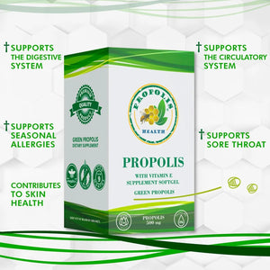 PROPOLIS HEALTH - Propolis Health Propolis Capsules 1000Mg. 100 Capsulas Blandas - The Red Vitamin MX - Suplementos Alimenticios - {{ shop.shopifyCountryName }}