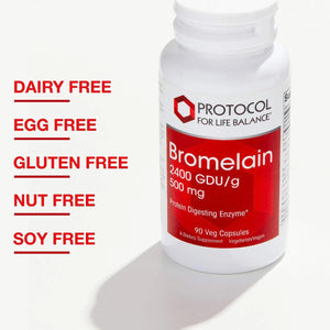 PROTOCOL FOR LIFE BALANCE - PROTOCOL FOR LIFE BALANCE Bromelain 500Mg 90 Capsulas - The Red Vitamin MX - Suplementos Alimenticios - {{ shop.shopifyCountryName }}