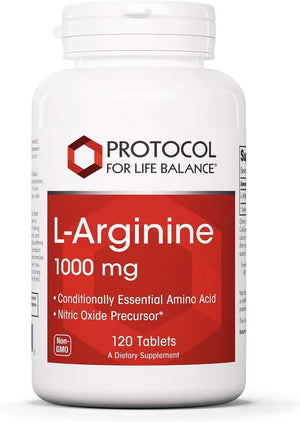 PROTOCOL FOR LIFE BALANCE - Protocol L-Arginine 1000Mg. 120 Capsulas - The Red Vitamin MX - Suplementos Alimenticios - {{ shop.shopifyCountryName }}