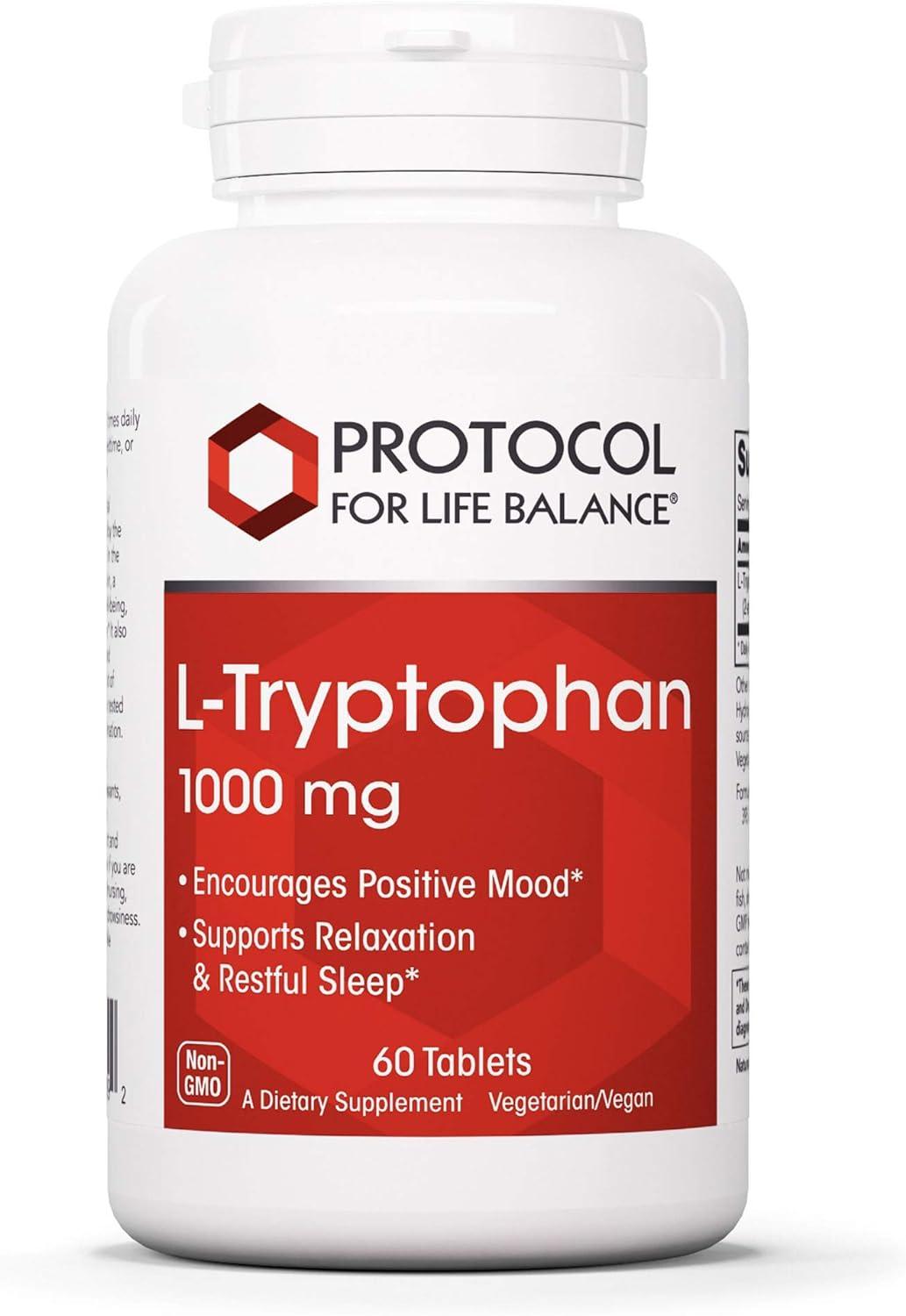 PROTOCOL FOR LIFE BALANCE - Protocol L-Tryptophan 1,000Mg. 60 Tabletas - The Red Vitamin MX - Suplementos Alimenticios - {{ shop.shopifyCountryName }}