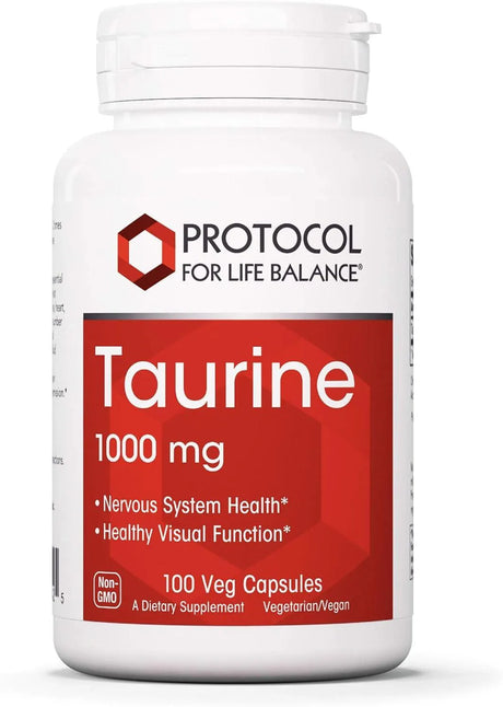 PROTOCOL FOR LIFE BALANCE - Protocol Taurine 1,000Mg. 100 Capsulas - The Red Vitamin MX - Suplementos Alimenticios - {{ shop.shopifyCountryName }}