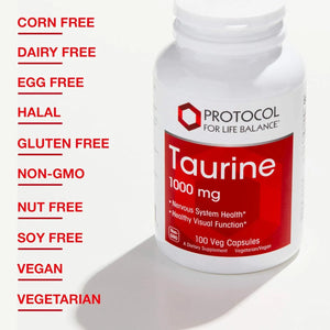 PROTOCOL FOR LIFE BALANCE - Protocol Taurine 1,000Mg. 100 Capsulas - The Red Vitamin MX - Suplementos Alimenticios - {{ shop.shopifyCountryName }}