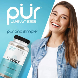 PUR WELLNESS - PUR Wellness Elevate Nootropic Brain Supplement 60 Capsulas - The Red Vitamin MX - Suplementos Alimenticios - {{ shop.shopifyCountryName }}