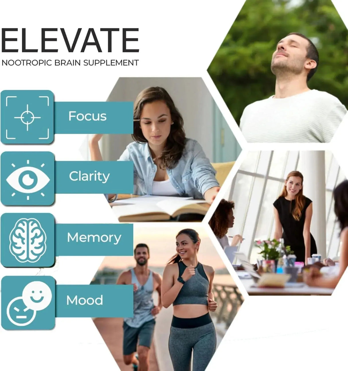 PUR WELLNESS - PUR Wellness Elevate Nootropic Brain Supplement 60 Capsulas - The Red Vitamin MX - Suplementos Alimenticios - {{ shop.shopifyCountryName }}