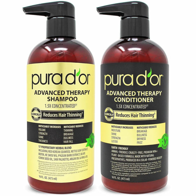 PURA D'OR - PURA D'OR Advanced Therapy Biotin Shampoo & Conditioner 473Ml. - The Red Vitamin MX - Shampoo Para Cabello - {{ shop.shopifyCountryName }}