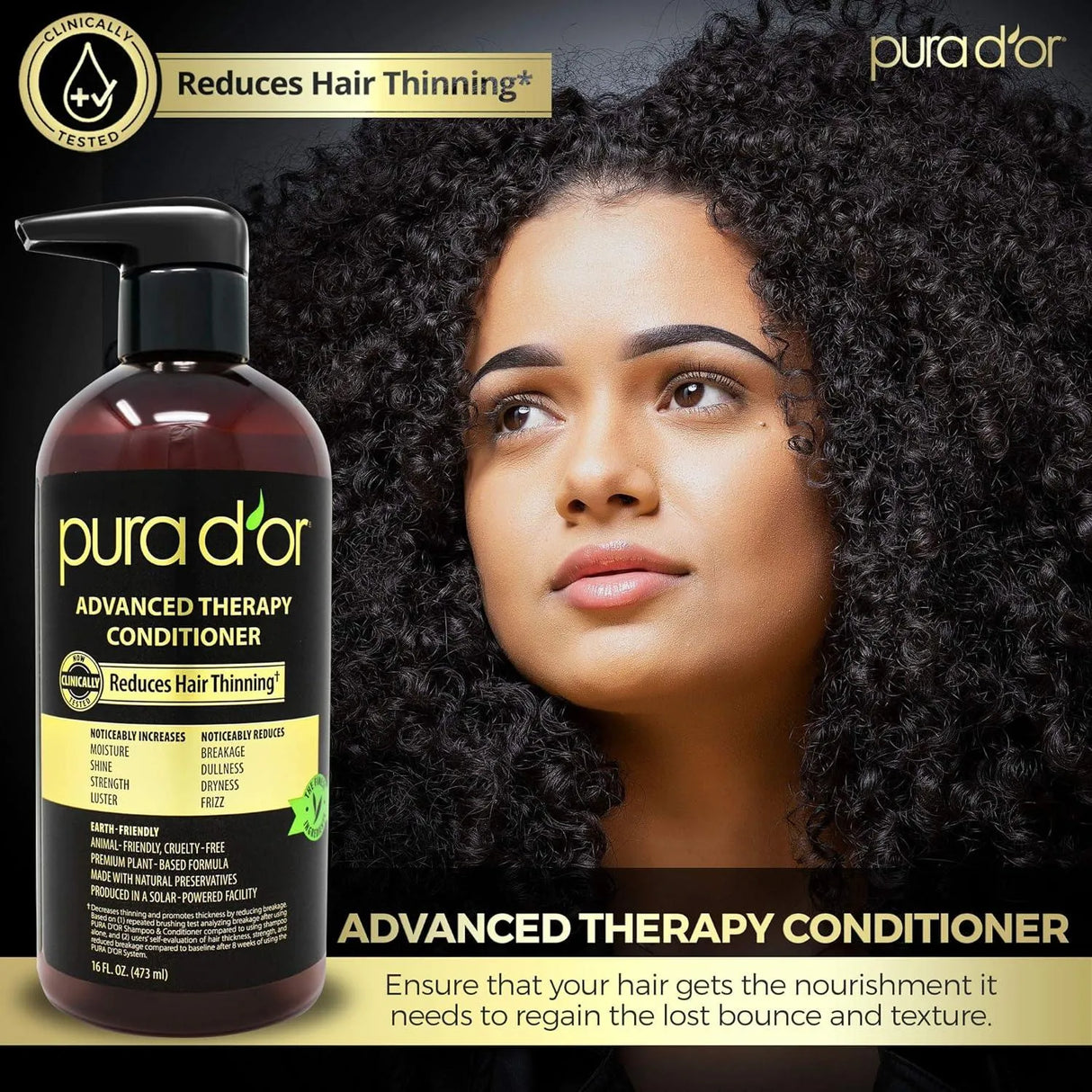 PURA D'OR - PURA D'OR Advanced Therapy Conditioner 473Ml. - The Red Vitamin MX - Acondicionador Para Cabello - {{ shop.shopifyCountryName }}