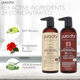 PURA D'OR - PURA D'OR Anti-Hair Thinning Shampoo & Conditioner 2X Concentrated 2 Pack 16Oz. - The Red Vitamin MX - Shampoo Para Cabello - {{ shop.shopifyCountryName }}