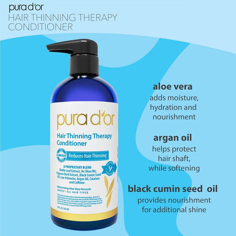 PURA D'OR - PURA D'OR Hair Thinning Therapy Biotin Conditioner 473Ml. - The Red Vitamin MX - Acondicionador Para Cabello - {{ shop.shopifyCountryName }}