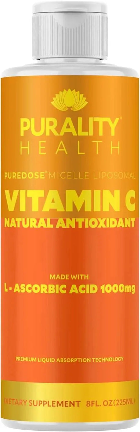 PURALITY HEALTH - Purality Health Vitamin C Liquid Supplement 1000Mg. 225Ml. - The Red Vitamin MX - Suplementos Alimenticios - {{ shop.shopifyCountryName }}