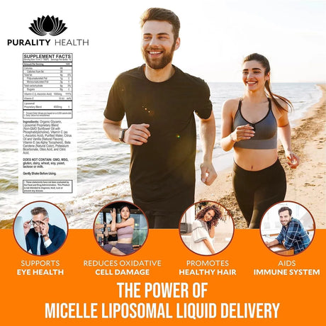 PURALITY HEALTH - Purality Health Vitamin C Liquid Supplement 1000Mg. 225Ml. - The Red Vitamin MX - Suplementos Alimenticios - {{ shop.shopifyCountryName }}