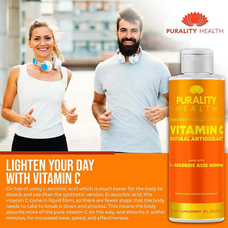 PURALITY HEALTH - Purality Health Vitamin C Liquid Supplement 1000Mg. 225Ml. - The Red Vitamin MX - Suplementos Alimenticios - {{ shop.shopifyCountryName }}