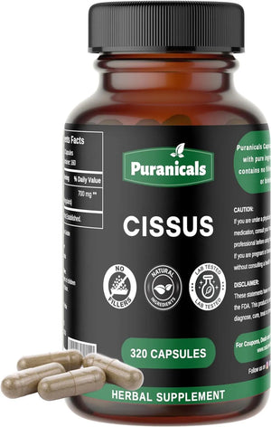 PURANICALS - Puranicals Cissus Premium 700Mg. 320 Capsulas - The Red Vitamin MX - Suplementos Alimenticios - {{ shop.shopifyCountryName }}