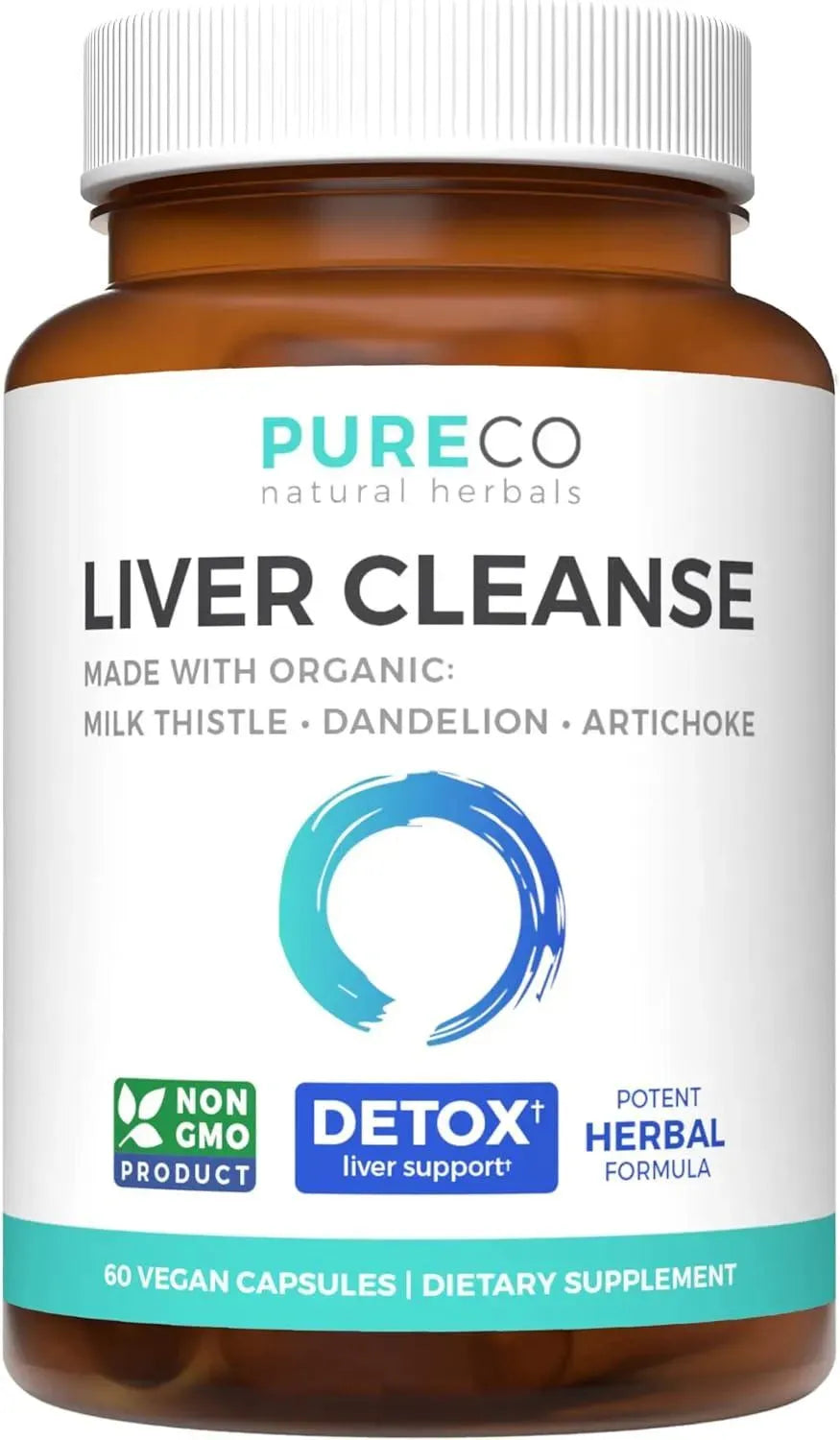 PURE CO - PURE CO Organic Liver Cleanse Detox & Repair 60 Capsulas - The Red Vitamin MX - Suplementos Alimenticios - {{ shop.shopifyCountryName }}