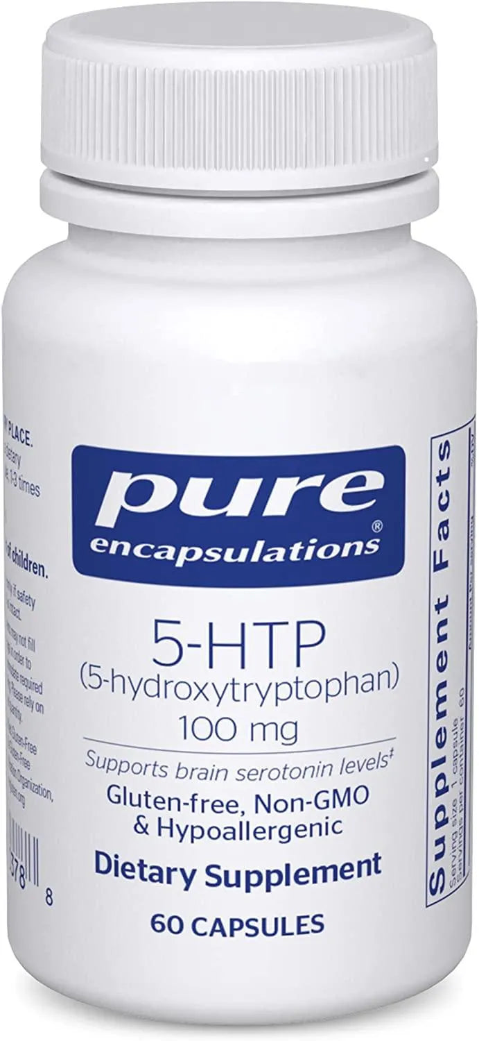 PURE ENCAPSULATIONS - Pure Encapsulations 5-HTP 100Mg. 60 Capsulas - The Red Vitamin MX - Suplementos Alimenticios - {{ shop.shopifyCountryName }}