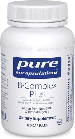 PURE ENCAPSULATIONS - Pure Encapsulations B-Complex Plus 120 Capsulas - The Red Vitamin MX - Suplementos Alimenticios - {{ shop.shopifyCountryName }}