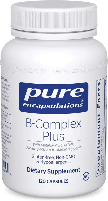 PURE ENCAPSULATIONS - Pure Encapsulations B-Complex Plus 120 Capsulas - The Red Vitamin MX - Suplementos Alimenticios - {{ shop.shopifyCountryName }}