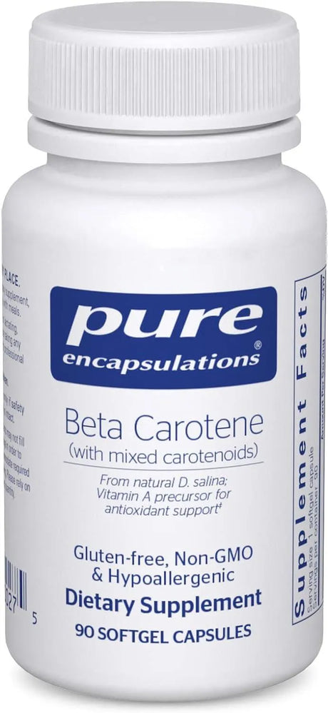 PURE ENCAPSULATIONS - Pure Encapsulations Beta Carotene 90 Capsulas Blandas - The Red Vitamin MX - Suplementos Alimenticios - {{ shop.shopifyCountryName }}