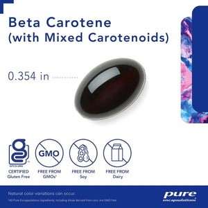 PURE ENCAPSULATIONS - Pure Encapsulations Beta Carotene 90 Capsulas Blandas - The Red Vitamin MX - Suplementos Alimenticios - {{ shop.shopifyCountryName }}