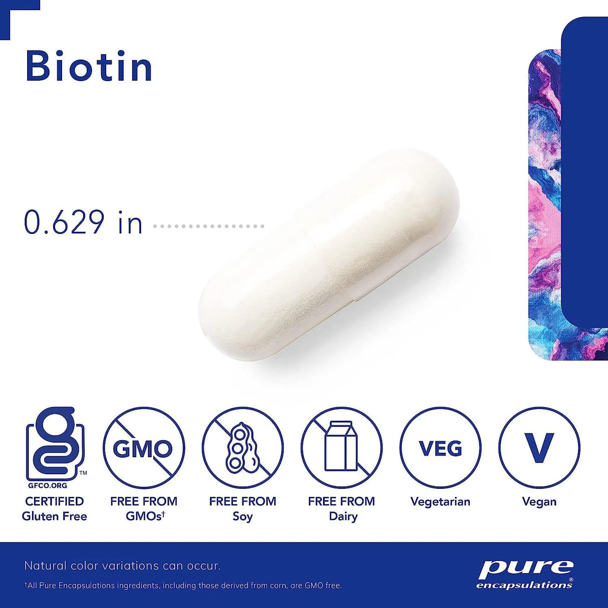 PURE ENCAPSULATIONS - Pure Encapsulations Biotin 8Mg. 120 Capsulas - The Red Vitamin MX - Suplementos Alimenticios - {{ shop.shopifyCountryName }}