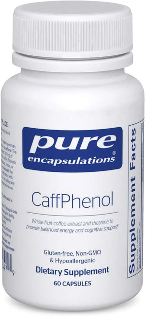 PURE ENCAPSULATIONS - Pure Encapsulations CaffPhenol Whole Fruit Coffeeberry Extract and Theanine 60 Capsulas - The Red Vitamin MX - Suplementos Alimenticios - {{ shop.shopifyCountryName }}