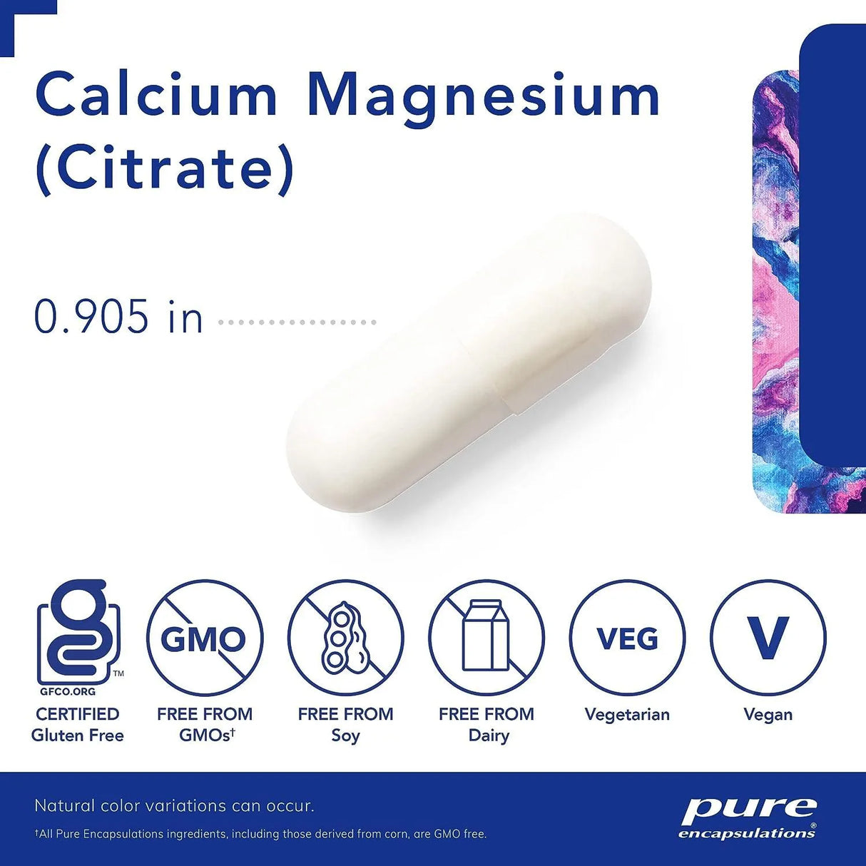 PURE ENCAPSULATIONS - Pure Encapsulations Calcium Magnesium (Citrate) 180 Capsulas - The Red Vitamin MX - Suplementos Alimenticios - {{ shop.shopifyCountryName }}