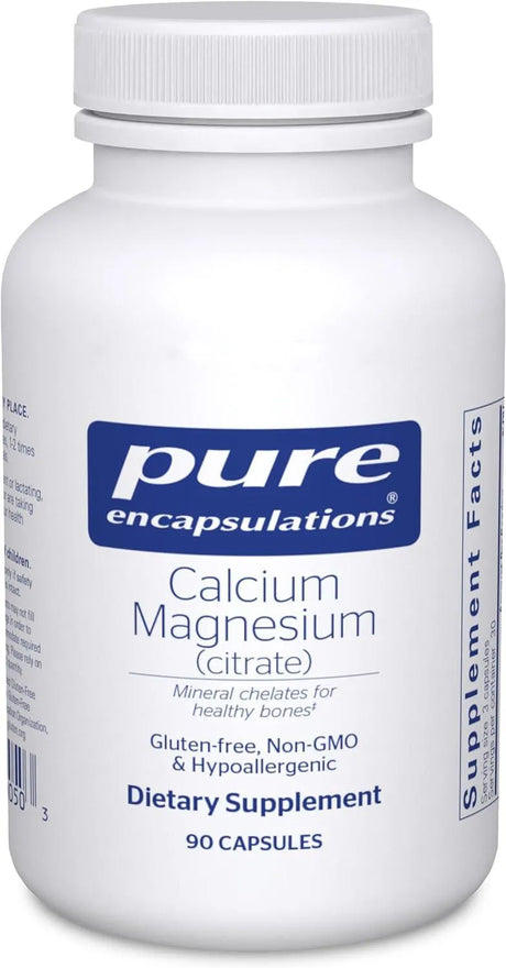 PURE ENCAPSULATIONS - Pure Encapsulations Calcium Magnesium (Citrate) 90 Capsulas - The Red Vitamin MX - Suplementos Alimenticios - {{ shop.shopifyCountryName }}