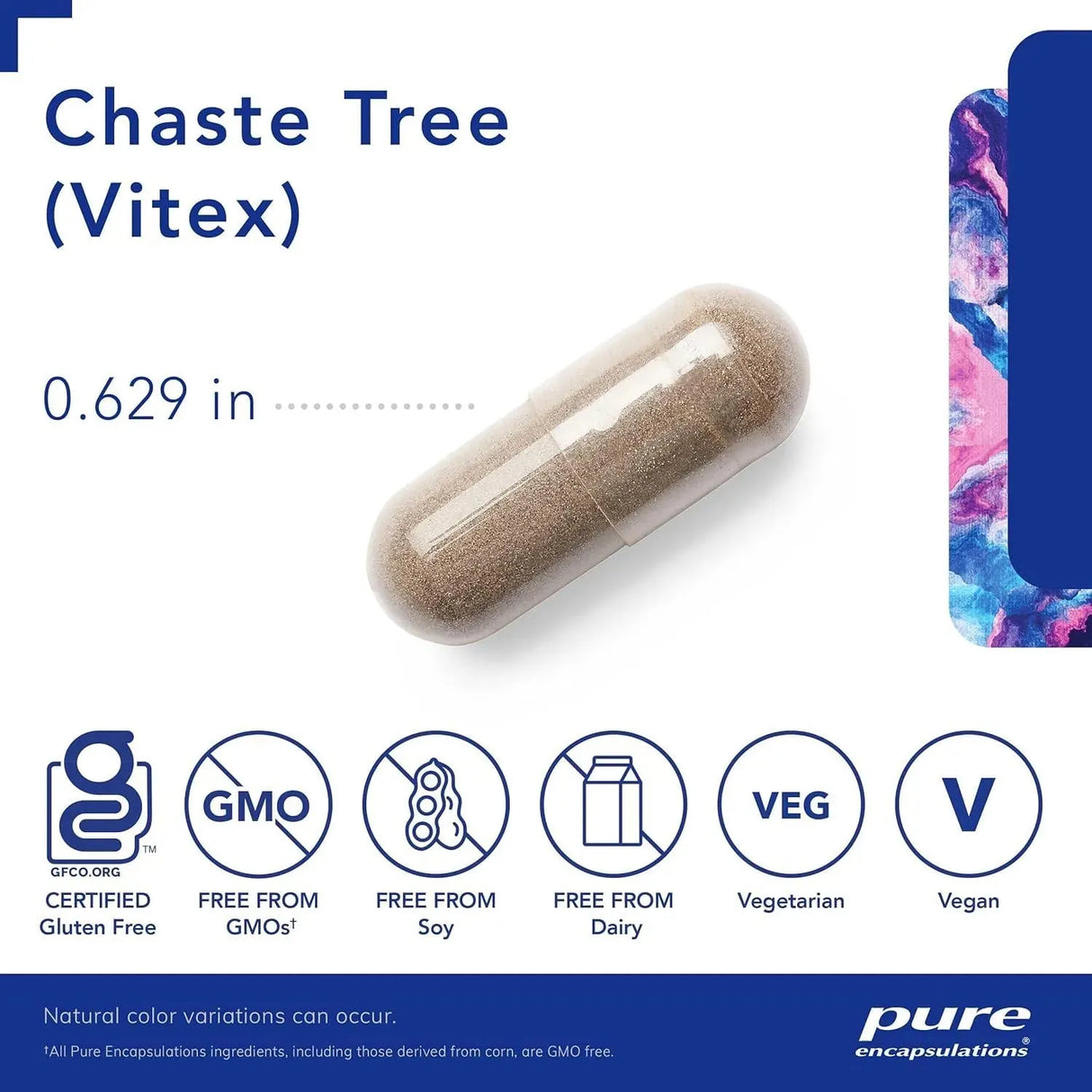 PURE ENCAPSULATIONS - Pure Encapsulations Chaste Tree Baya Casto 120 Capsulas - The Red Vitamin MX - Suplementos Alimenticios - {{ shop.shopifyCountryName }}