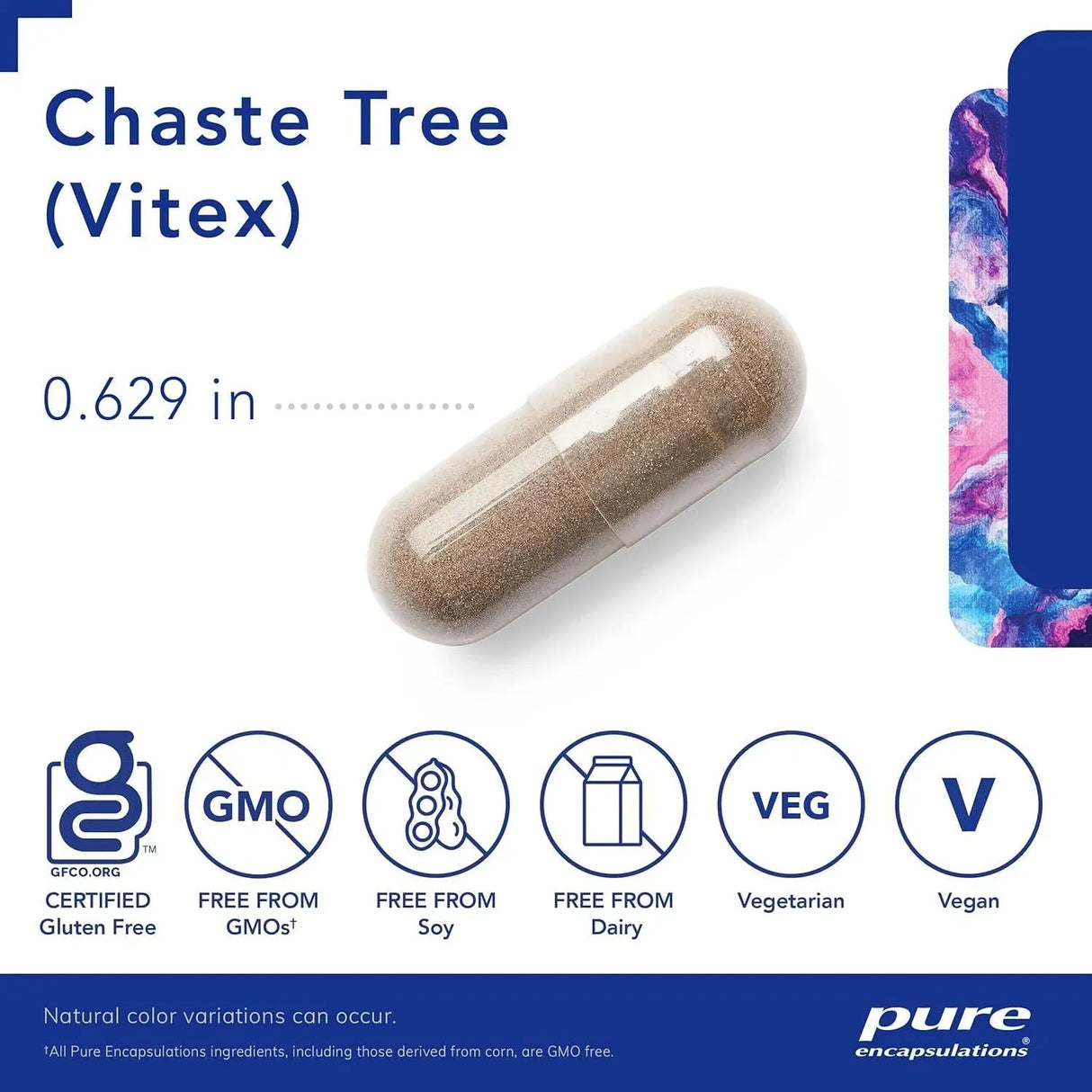 PURE ENCAPSULATIONS - Pure Encapsulations Chaste Tree Baya Casto 60 Capsulas - The Red Vitamin MX - Suplementos Alimenticios - {{ shop.shopifyCountryName }}