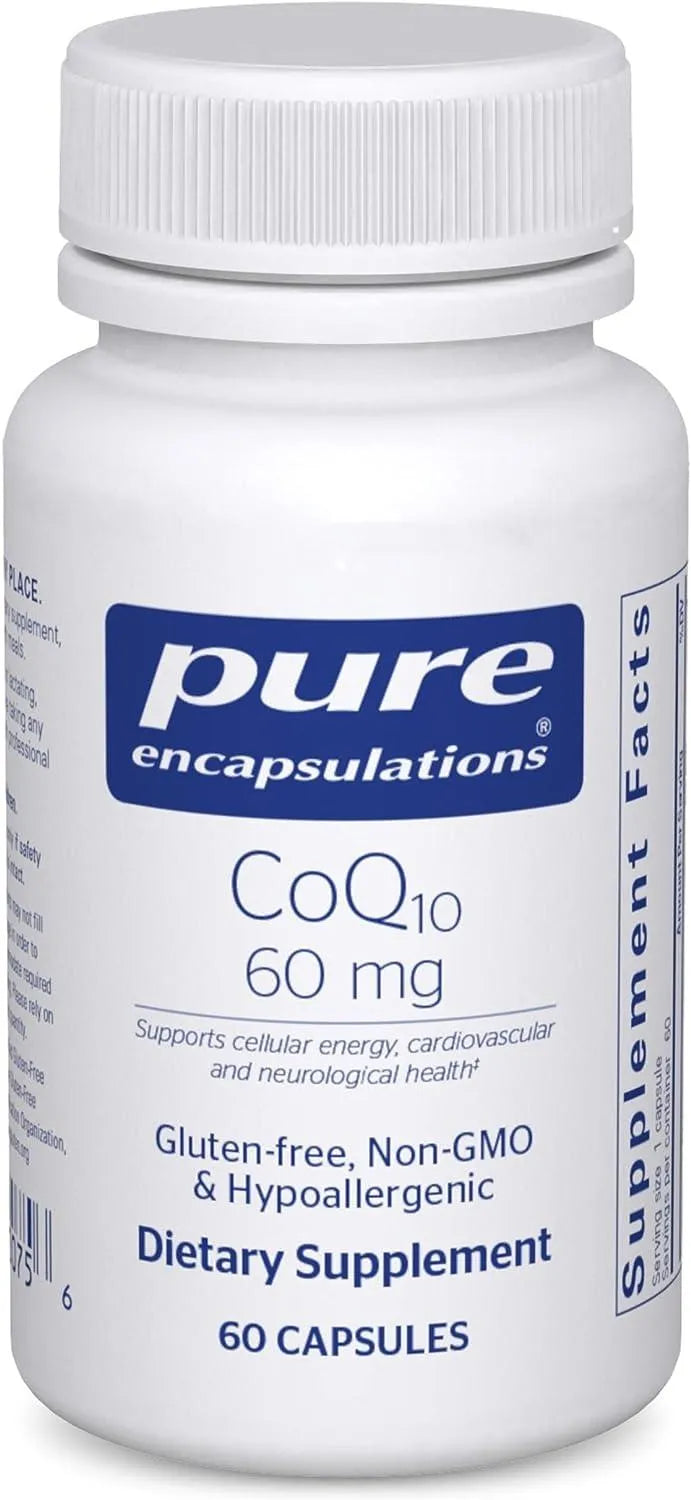 PURE ENCAPSULATIONS - Pure Encapsulations CoQ10 60Mg. 60 Capsulas - The Red Vitamin MX - Suplementos Alimenticios - {{ shop.shopifyCountryName }}