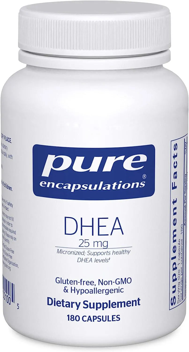 PURE ENCAPSULATIONS - Pure Encapsulations DHEA 25Mg. 180 Capsulas - The Red Vitamin MX - Suplementos Alimenticios - {{ shop.shopifyCountryName }}