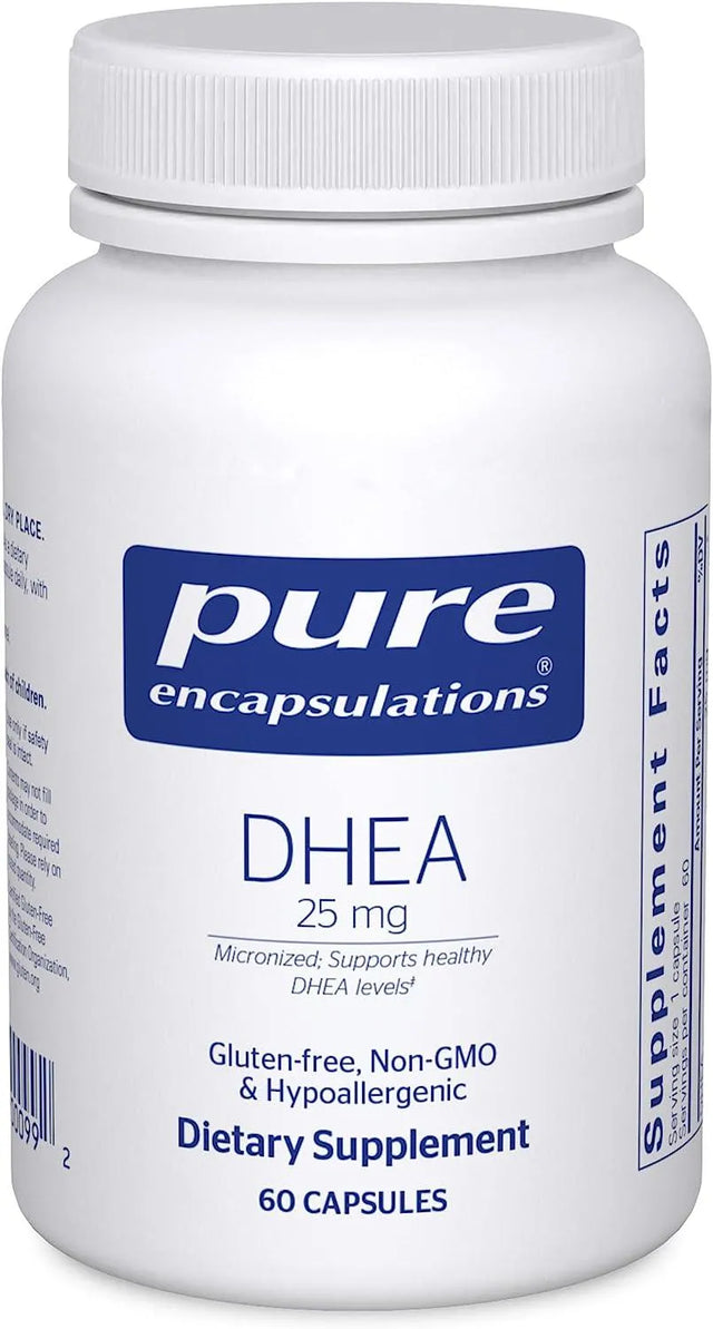 PURE ENCAPSULATIONS - Pure Encapsulations DHEA 25Mg. 60 Capsulas - The Red Vitamin MX - Suplementos Alimenticios - {{ shop.shopifyCountryName }}