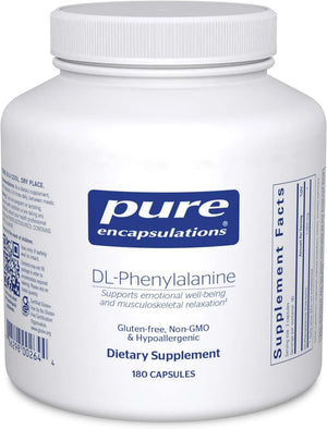 PURE ENCAPSULATIONS - Pure Encapsulations DL-Phenylalanine 180 Capsulas - The Red Vitamin MX - Suplementos Alimenticios - {{ shop.shopifyCountryName }}