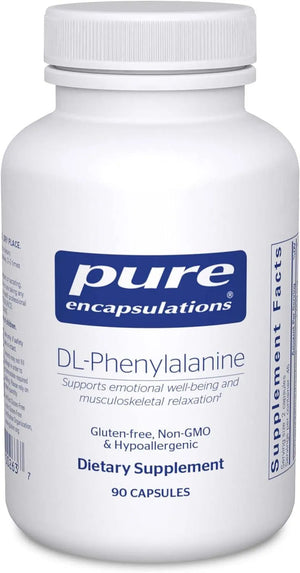 PURE ENCAPSULATIONS - Pure Encapsulations DL-Phenylalanine 90 Capsulas - The Red Vitamin MX - Suplementos Alimenticios - {{ shop.shopifyCountryName }}