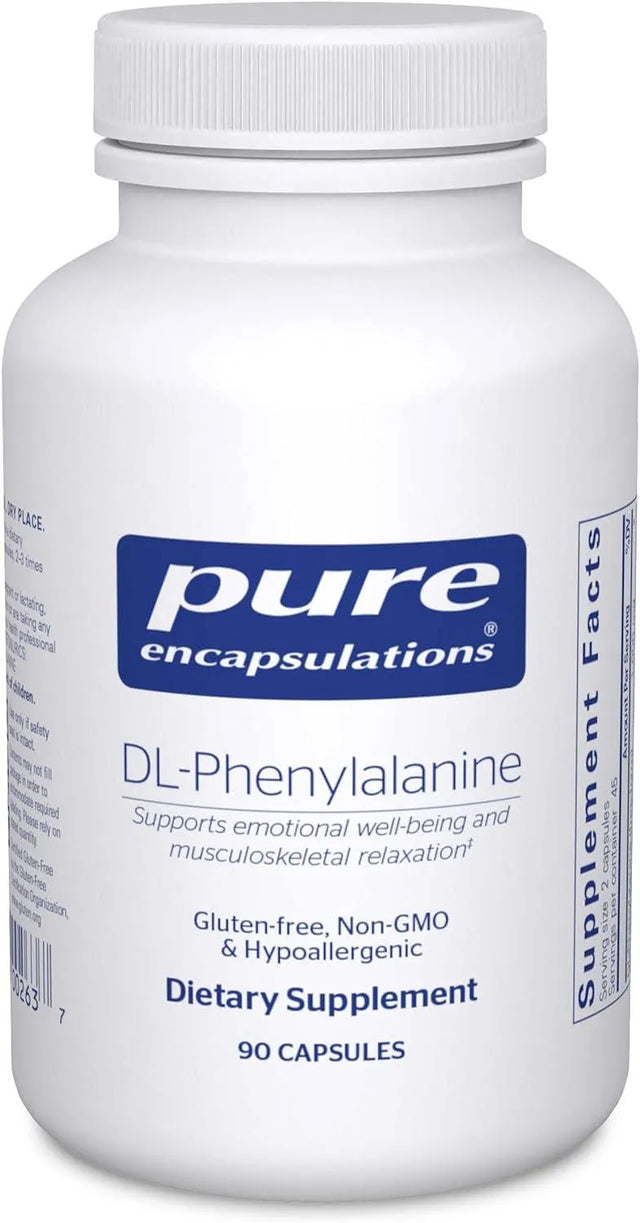 PURE ENCAPSULATIONS - Pure Encapsulations DL-Phenylalanine 90 Capsulas - The Red Vitamin MX - Suplementos Alimenticios - {{ shop.shopifyCountryName }}