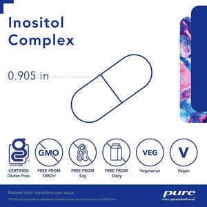 PURE ENCAPSULATIONS - Pure Encapsulations Inositol Complex 60 Capsulas - The Red Vitamin MX - Suplementos Alimenticios - {{ shop.shopifyCountryName }}