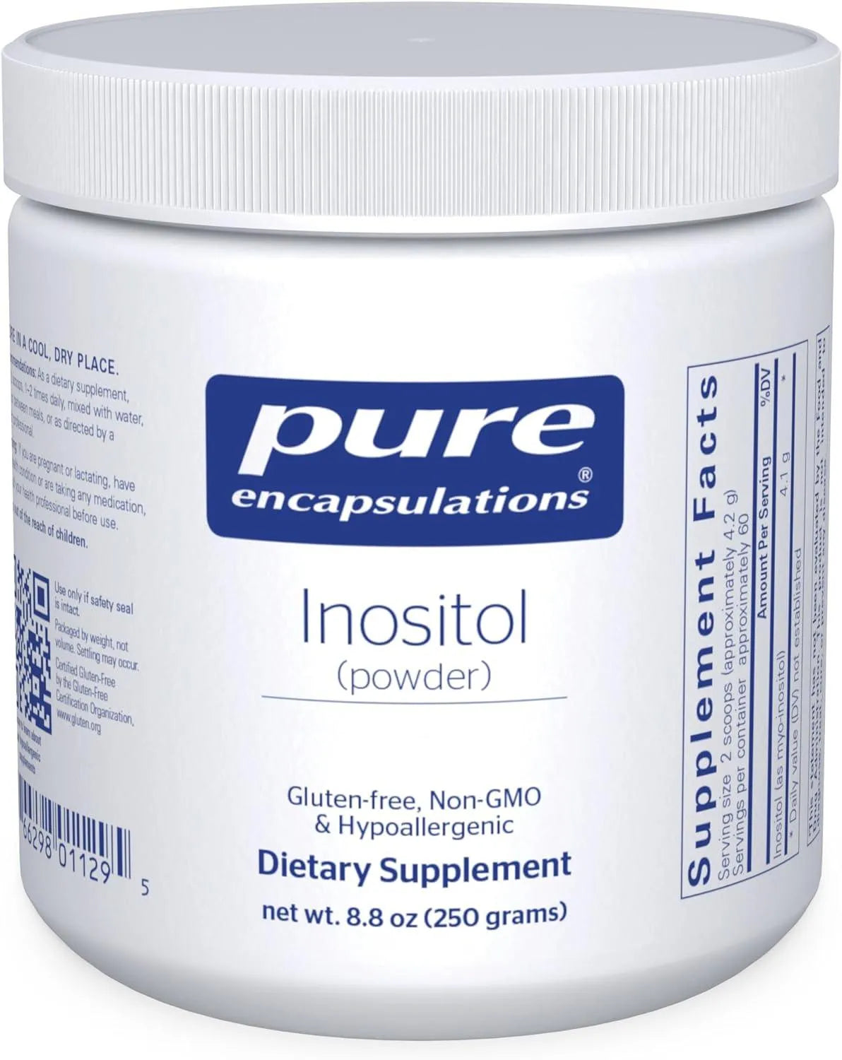 PURE ENCAPSULATIONS - Pure Encapsulations Inositol Powder 250Gr. - The Red Vitamin MX - Suplementos Alimenticios - {{ shop.shopifyCountryName }}