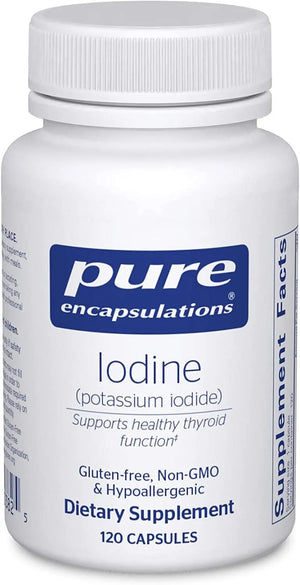 PURE ENCAPSULATIONS - Pure Encapsulations Iodine 120 Capsulas - The Red Vitamin MX - Suplementos Alimenticios - {{ shop.shopifyCountryName }}