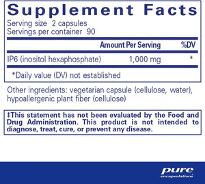 PURE ENCAPSULATIONS - Pure Encapsulations IP6 Inositol Hexaphosphate 180 Capsulas - The Red Vitamin MX - Suplementos Alimenticios - {{ shop.shopifyCountryName }}