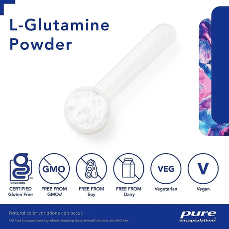 PURE ENCAPSULATIONS - Pure Encapsulations L-Glutamine Powder 227Gr. - The Red Vitamin MX - Suplementos Alimenticios - {{ shop.shopifyCountryName }}