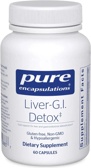 PURE ENCAPSULATIONS - Pure Encapsulations Liver-G.I. Detox 60 Capsulas - The Red Vitamin MX - Suplementos Alimenticios - {{ shop.shopifyCountryName }}