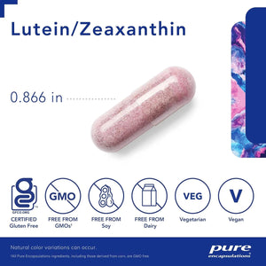 PURE ENCAPSULATIONS - Pure Encapsulations Lutein/Zeaxanthin 120 Capsulas - The Red Vitamin MX - Suplementos Alimenticios - {{ shop.shopifyCountryName }}