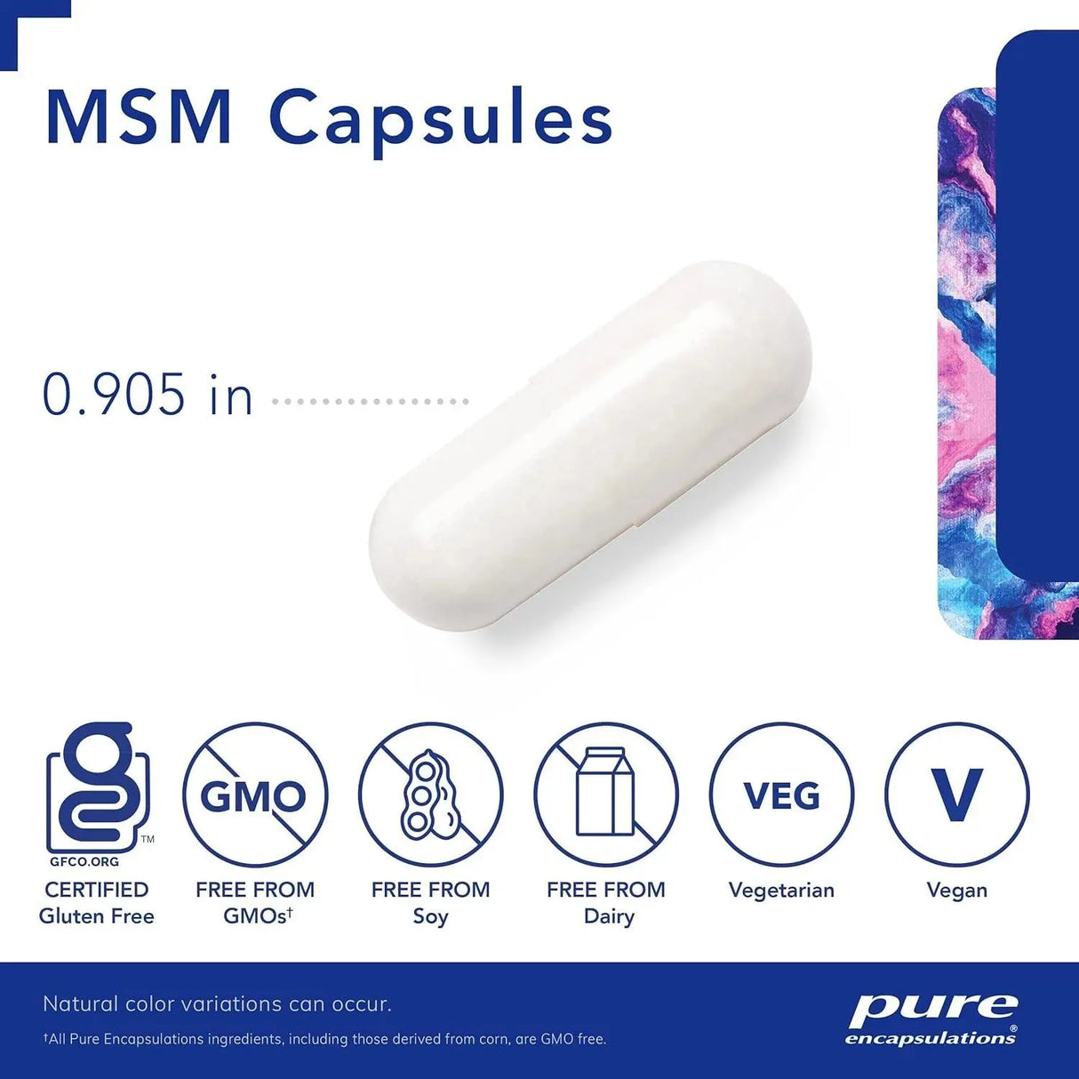 PURE ENCAPSULATIONS - Pure Encapsulations MSM 360 Capsulas - The Red Vitamin MX - Suplementos Alimenticios - {{ shop.shopifyCountryName }}