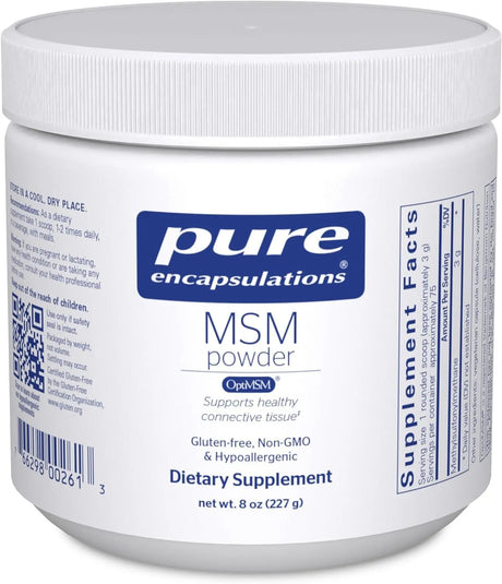 PURE ENCAPSULATIONS - Pure Encapsulations MSM Powder 227Gr. - The Red Vitamin MX - Suplementos Alimenticios - {{ shop.shopifyCountryName }}