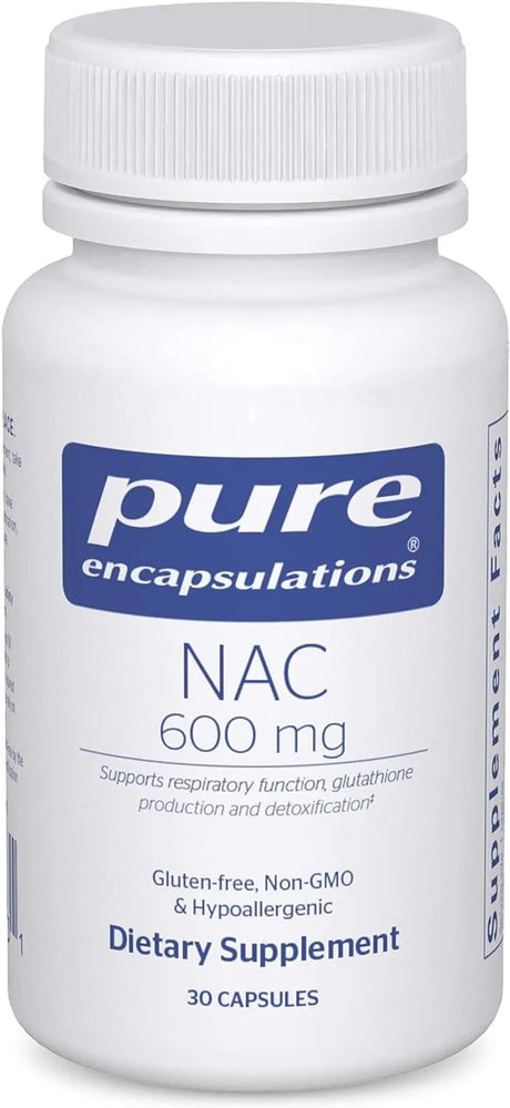 PURE ENCAPSULATIONS - Pure Encapsulations NAC 600Mg. 30 Capsulas - The Red Vitamin MX - Suplementos Alimenticios - {{ shop.shopifyCountryName }}