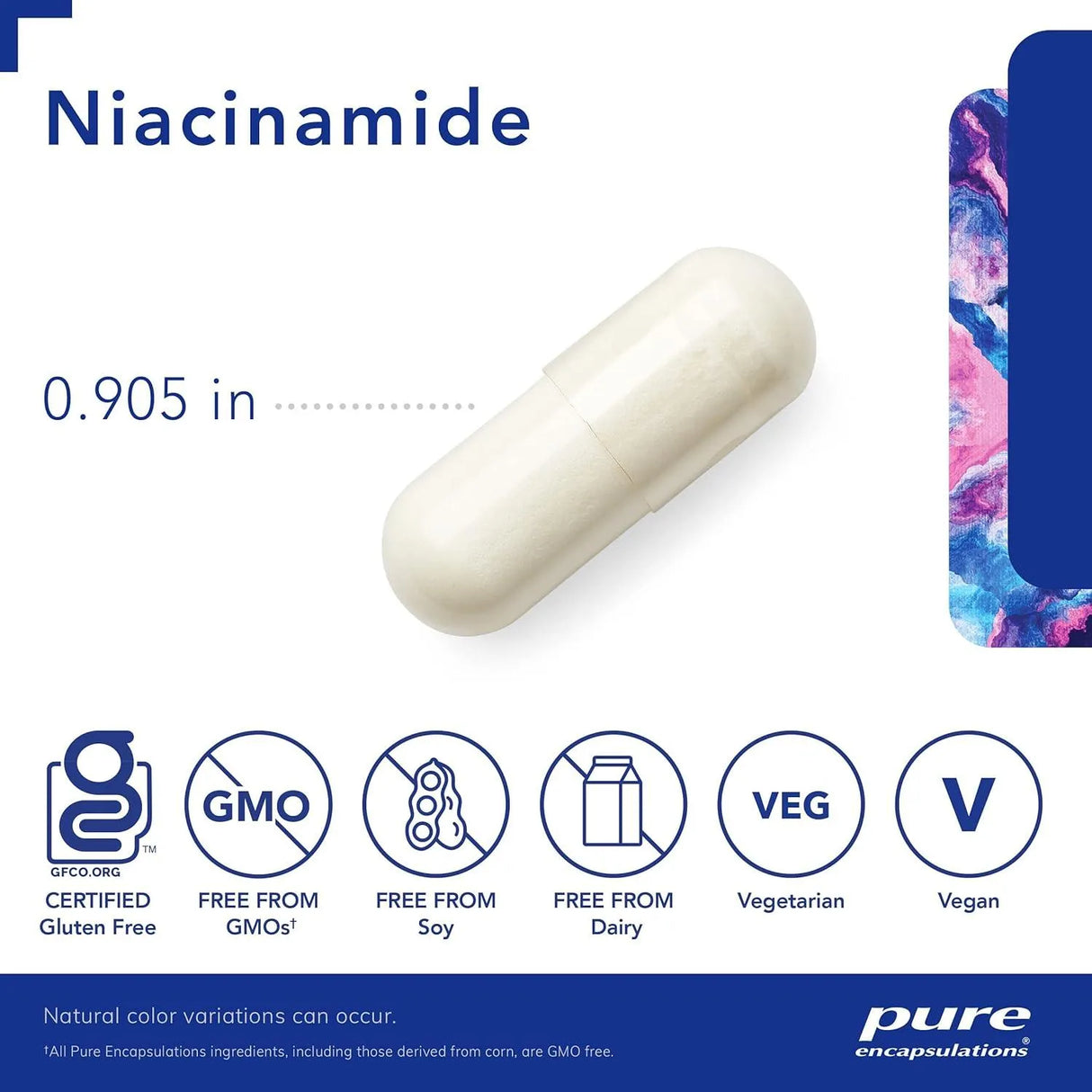 PURE ENCAPSULATIONS - Pure Encapsulations Niacinamide 90 Capsulas - The Red Vitamin MX - Suplementos Alimenticios - {{ shop.shopifyCountryName }}