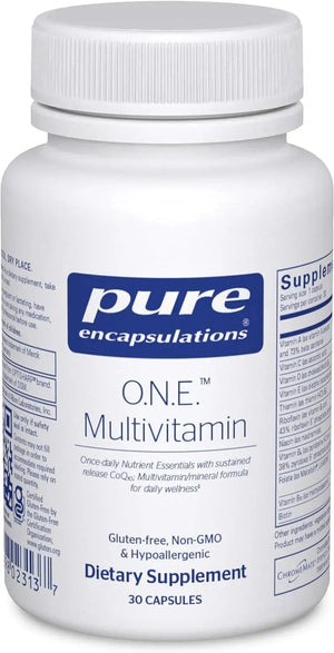 PURE ENCAPSULATIONS - Pure Encapsulations O.N.E. Multivitamin 30 Capsulas - The Red Vitamin MX - Suplementos Alimenticios - {{ shop.shopifyCountryName }}