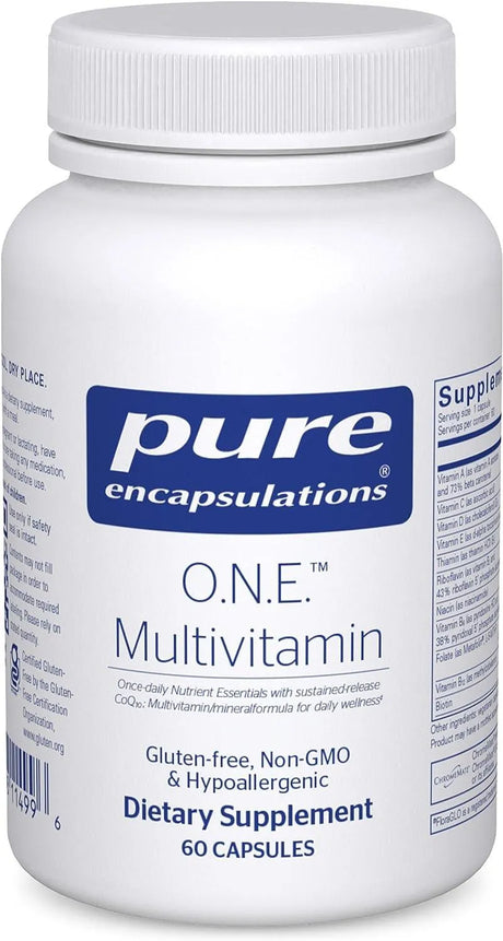 PURE ENCAPSULATIONS - Pure Encapsulations O.N.E. Multivitamin 60 Capsulas - The Red Vitamin MX - Suplementos Alimenticios - {{ shop.shopifyCountryName }}