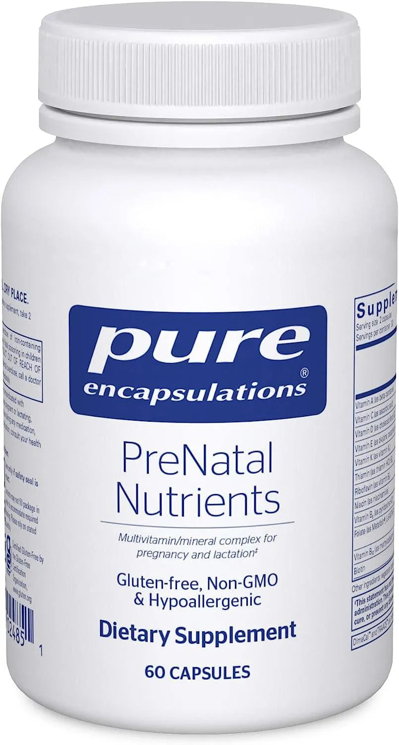 PURE ENCAPSULATIONS - Pure Encapsulations PreNatal Nutrients 60 Capsulas - The Red Vitamin MX - Suplementos Alimenticios - {{ shop.shopifyCountryName }}